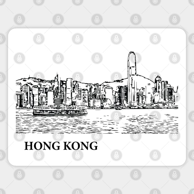 Hong Kong Magnet by Lakeric